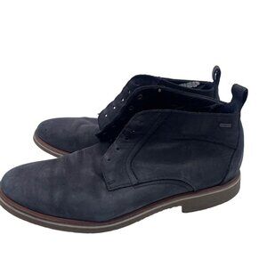 Lloyd Men's Leather Suede Lace Up Chukka Ankle Boots Black Size 12